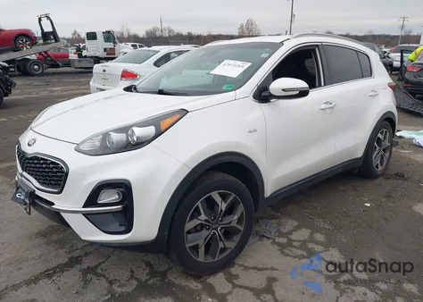 2020 Kia Sportage Ex из США, поврежденный, VIN KNDPNCAC0L7704172